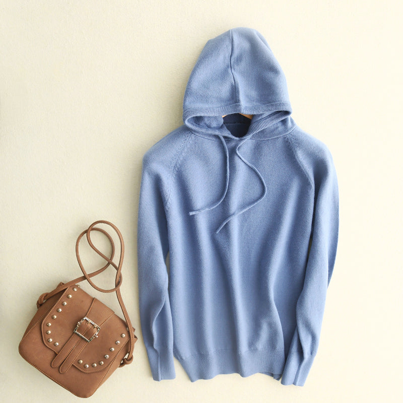 Dahlia - Women's Casual Pullover Knit Hoodie