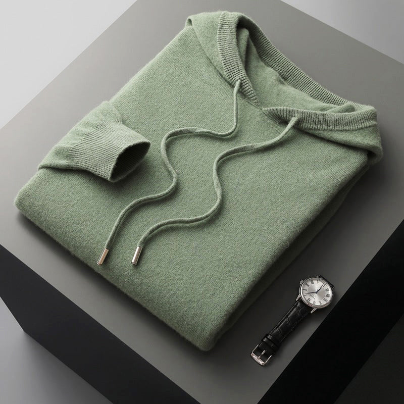 Dalton - Men's Soft Knit Drawstring Hoodie