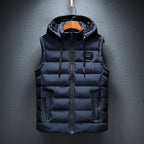 Darryl - Men's Quilted Hooded Puffer Vest