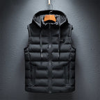 Darryl - Men's Quilted Hooded Puffer Vest