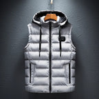 Darryl - Men's Quilted Hooded Puffer Vest