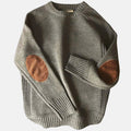 Declan - Men's Elbow-Patch Knit Sweater