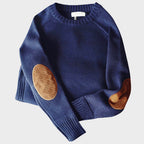 Declan - Men's Elbow-Patch Knit Sweater