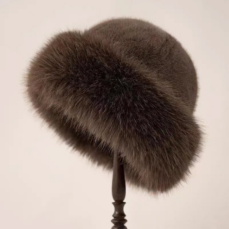 Diane - Women's Plush Faux Fur Winter Hat