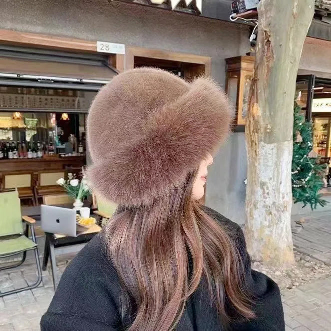 Diane - Women's Plush Faux Fur Winter Hat
