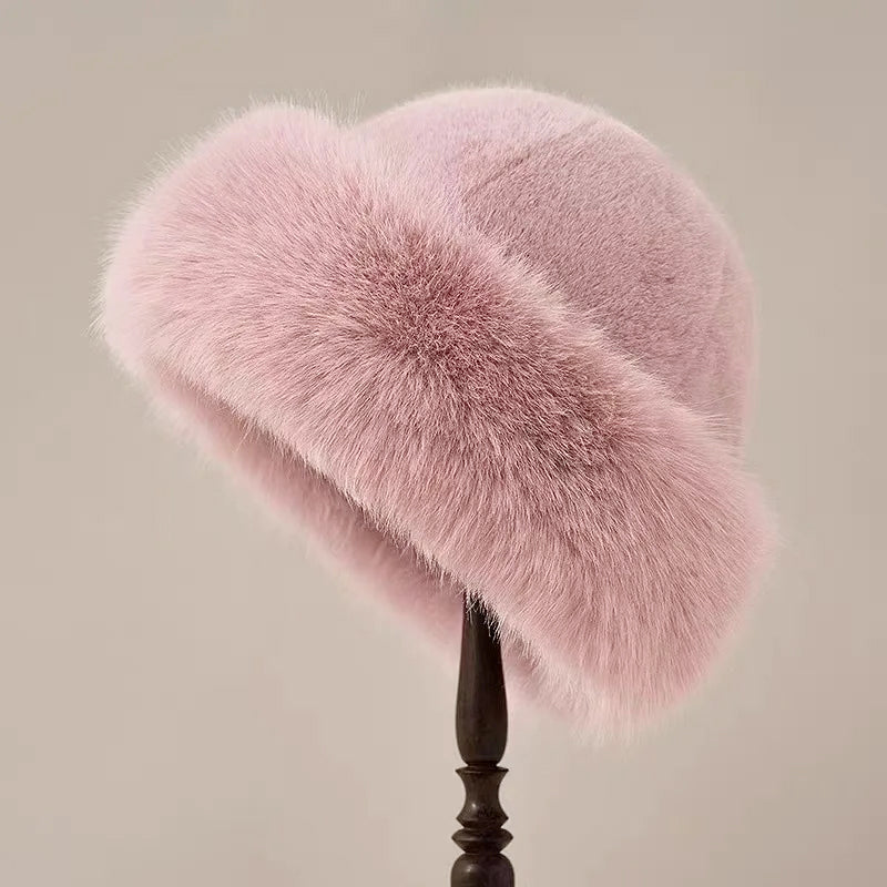 Diane - Women's Plush Faux Fur Winter Hat