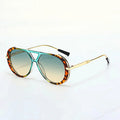 Drave - Men's Tortoise Gradient Aviator Sunglasses