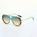 Drave - Men's Tortoise Gradient Aviator Sunglasses