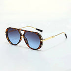 Drave - Men's Tortoise Gradient Aviator Sunglasses