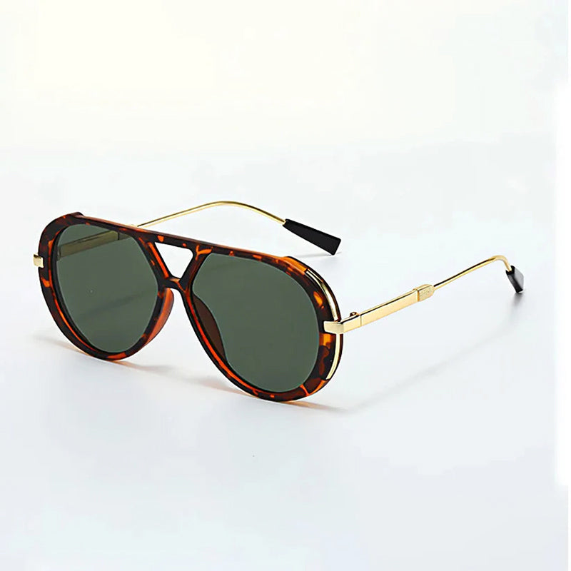 Drave - Men's Tortoise Gradient Aviator Sunglasses