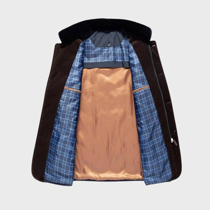 Duke - Men's Quilted Insulated Stand Collar Jacket