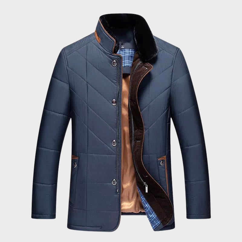 Duke - Men's Quilted Insulated Stand Collar Jacket