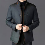 Duke - Men's Quilted Insulated Stand Collar Jacket