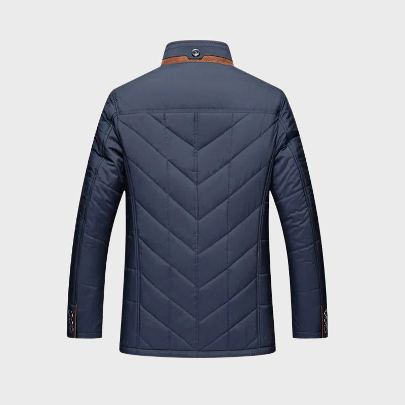 Duke - Men's Quilted Insulated Stand Collar Jacket