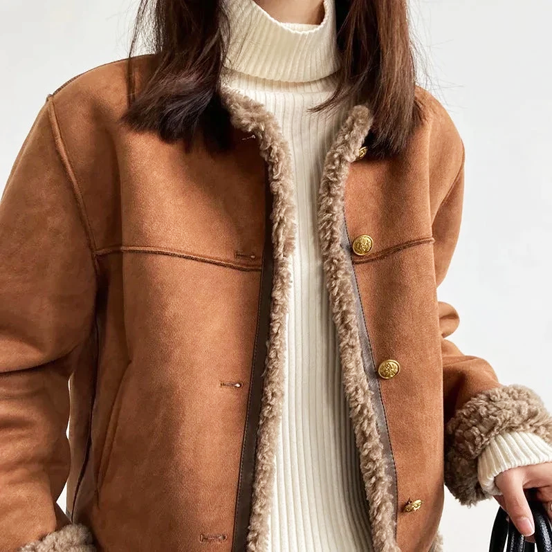Eliana - Women's Winter Sherpa-Lined Jacket