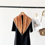 Elowyn - Women's Vibrant Patterned Silk Neckscarf