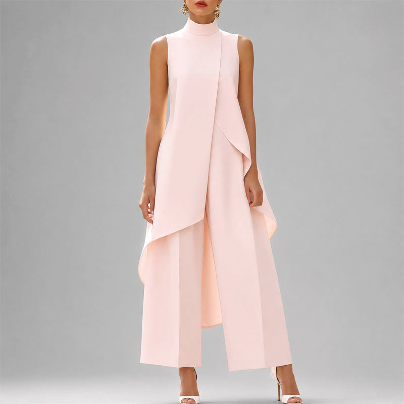 Faye - Women's Asymmetrical Layered Two-Piece Set