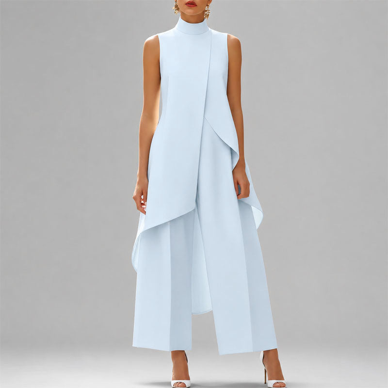 Faye - Women's Asymmetrical Layered Two-Piece Set