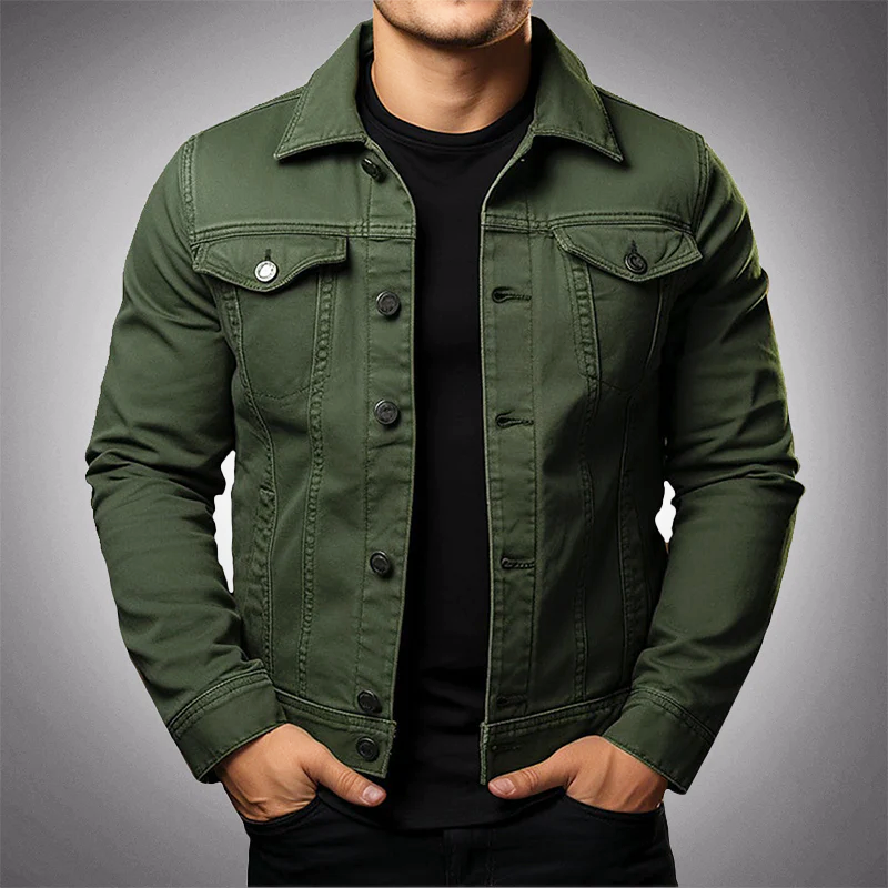 Finley - Men's Slim-Fit Denim Jacket