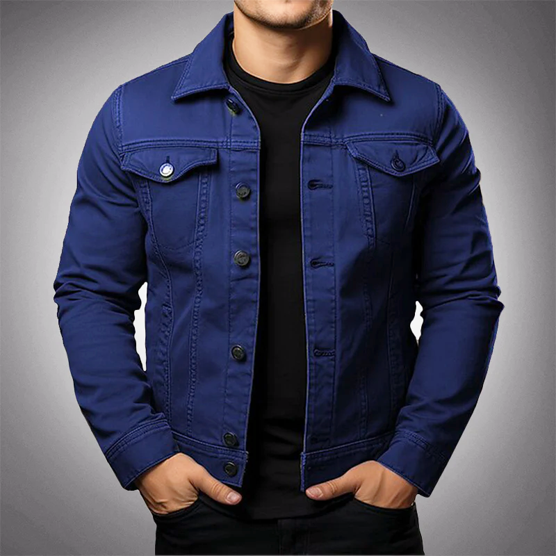 Finley - Men's Slim-Fit Denim Jacket