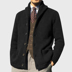 Gabriel - Men's Ribbed Shawl Collar Cardigan