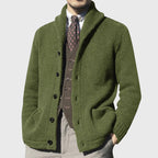 Gabriel - Men's Ribbed Shawl Collar Cardigan