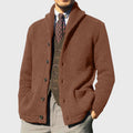 Gabriel - Men's Ribbed Shawl Collar Cardigan