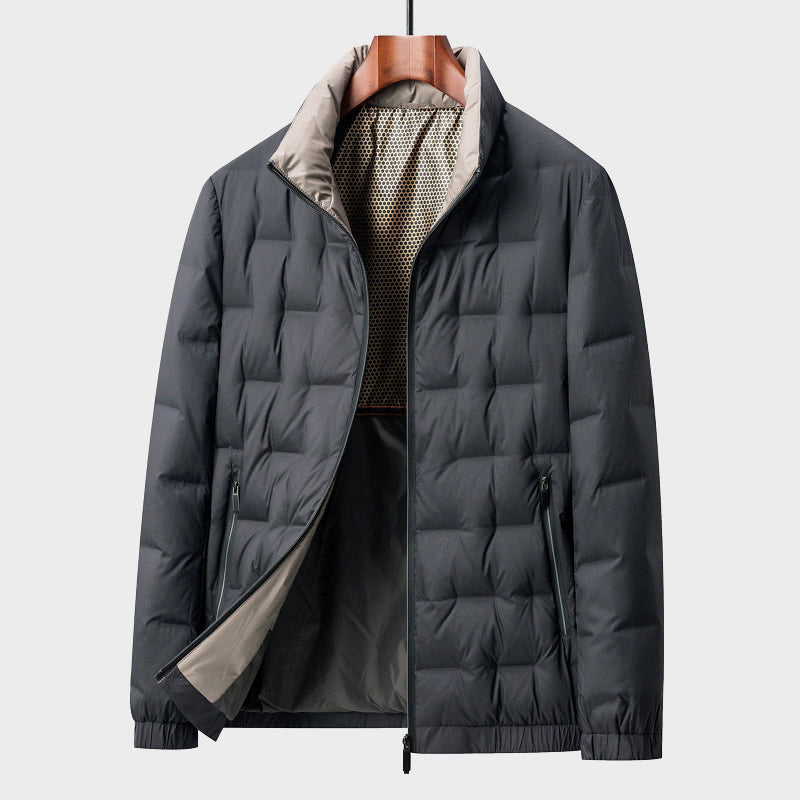 Gil - Men's Lightweight Quilted Stand Collar Jacket