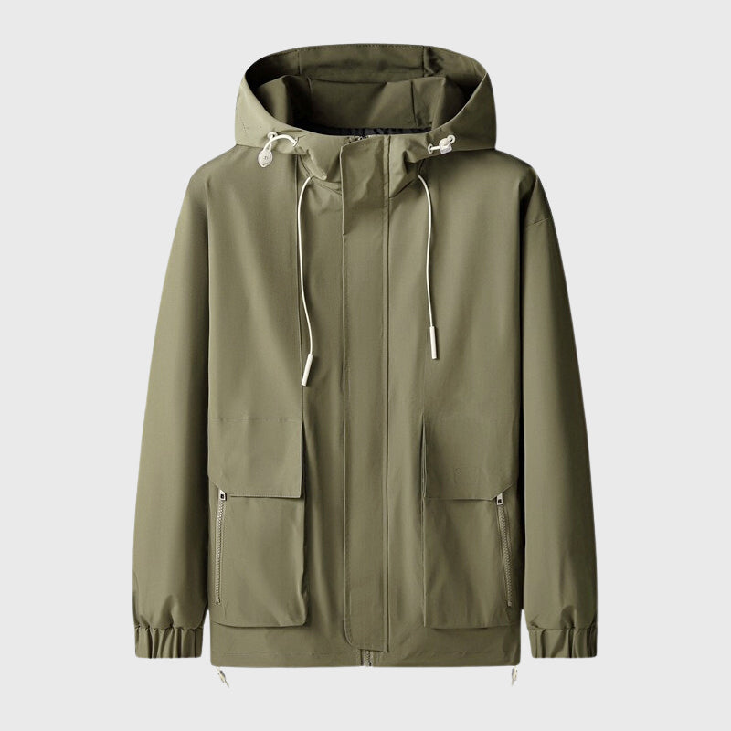 Harley - Men's Hooded Utility Zip-Up Jacket