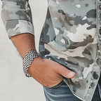 Harley - Men's Camouflage Button-Front Long Sleeve Shirt