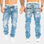 Harry - Men's Vintage Wash Slim Denim Jeans