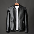Hudson - Men's Faux Leather Bomber Jacket