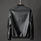 Hudson - Men's Faux Leather Bomber Jacket
