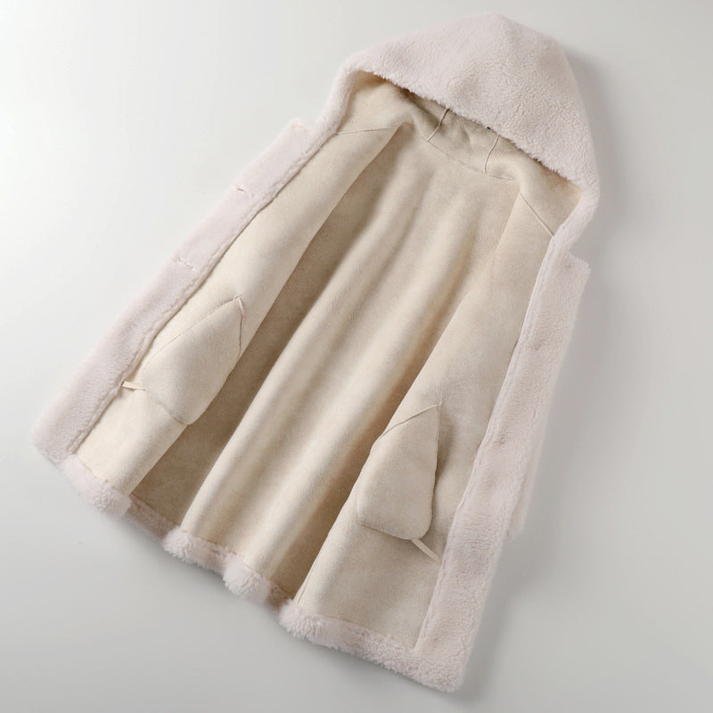 Irie - Women's Hooded Teddy Fleece Long Coat