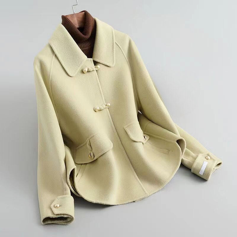 Isabella - Women's Wool-Blend Cape Coat