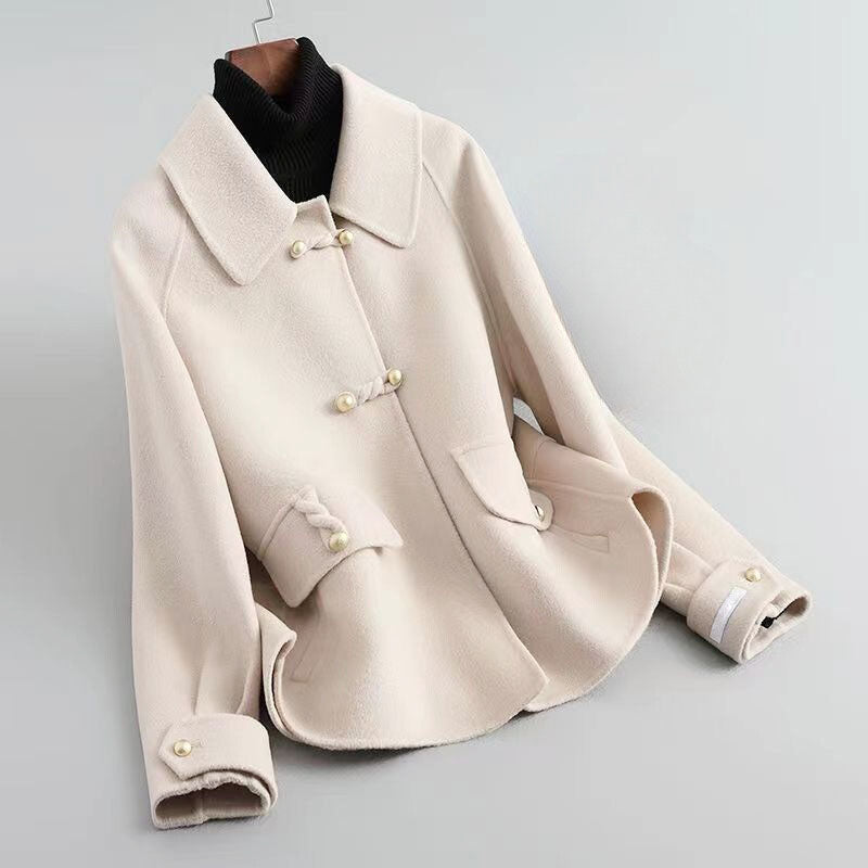 Isabella - Women's Wool-Blend Cape Coat