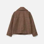 Isabelle - Women's Double-Breasted Cropped Blazer