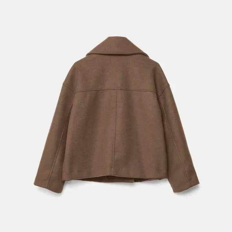 Isabelle - Women's Double-Breasted Cropped Blazer
