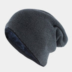 Isla - Men's Fleece-Lined Knit Slouch Beanie