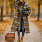 Ivy - Women's Oversized Wide Collar Woolen Long Coat