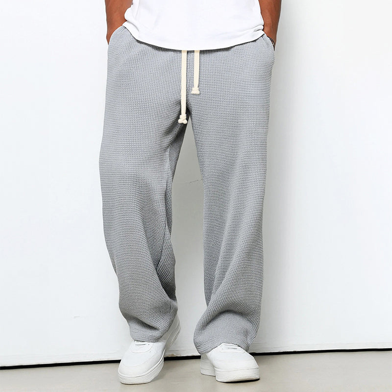 Jake - Men's Waffle Knit Drawstring Lounge Pants