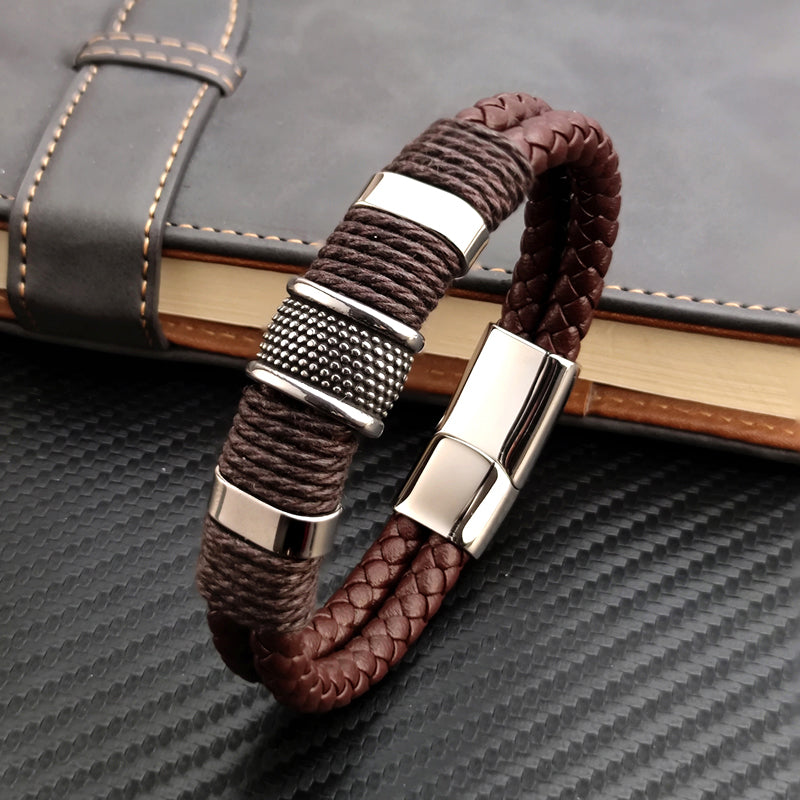 Jett - Cyprus Vintage Leather Bracelet