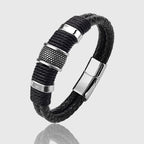 Jett - Cyprus Vintage Leather Bracelet