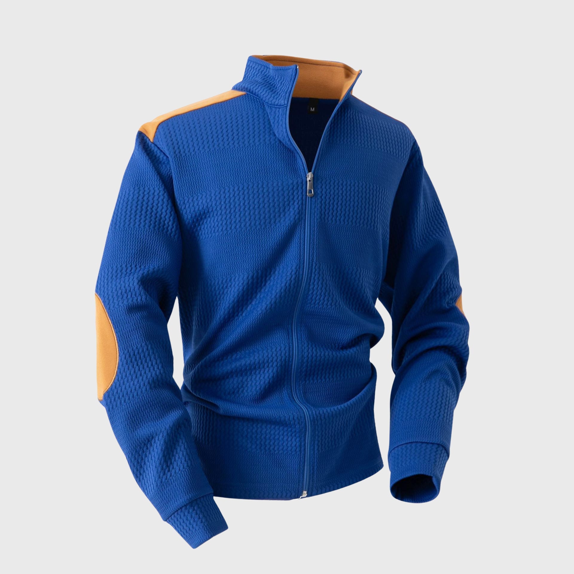 Johnny - Men's Textured Zip-Up Hoodie