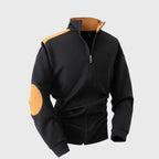 Johnny - Men's Textured Zip-Up Hoodie