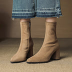 Juliana - Women's Genuine Suede Ankle Boots