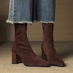 Juliana - Women's Genuine Suede Ankle Boots