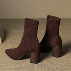 Juliana - Women's Genuine Suede Ankle Boots