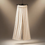 Juliet - Women's Ribbed Turtleneck & Pleated Trousers Set