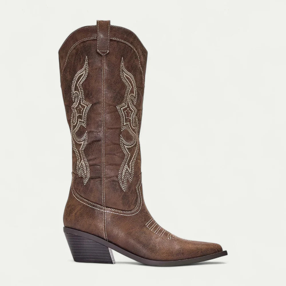 Juliette - Women's Pointed-Toe Cowboy Boots